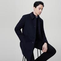 EMZ  【绵羊毛+山羊绒】男士商务休闲毛呢大衣舒适挺括
