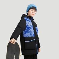 安踏 ANTA儿童中长款羽绒服潮冬季中大童户外加绒保暖男童羽绒服外套童装