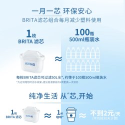 碧然德 净水壶晨汐壶1壶12芯套组