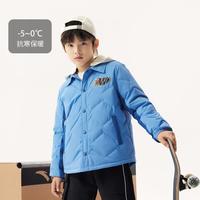 ANTA【轻薄羽绒服】儿童冬季羽绒服男童中大童可拆卸连帽外套安踏童装