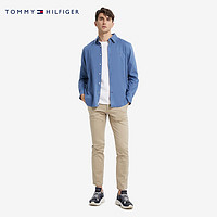 移动端、京东百亿补贴：TOMMY HILFIGER 男士斜纹长袖衬衫外套