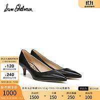 Sam Edelman 热依扎同款秋季款时尚简约通勤优雅细跟猫跟高跟婚鞋单鞋女鞋DORI 黑色（羊皮革） 37.5