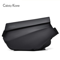 CALOTIY KIONE男士斜挎包休闲男包胸包韩版运动包单肩包潮牌背包