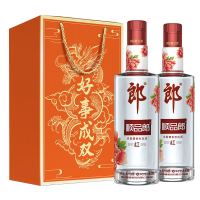 LANGJIU 郎酒 顺品郎红顺 45度 浓酱兼香型白酒 480ml*2瓶 礼盒装