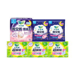 Laurier 乐而雅 卫生巾日夜97片