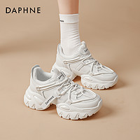 88VIP：DAPHNE 达芙妮 老爹鞋女款2024爆款夏季鞋子女厚底运动女鞋休闲鞋百搭女鞋