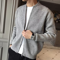 FSSYANLIEN 2024新款毛衣外套男士纯色针织开衫
