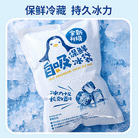 尚烤佳 冰袋 一次性冰包 食品保鲜冷藏包 注水自吸冰袋25只