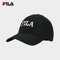 FILA 斐乐 官方情侣款棒球帽2024冬季新款休闲运动帽遮阳帽鸭舌帽