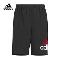 adidas 阿迪达斯 童装2024夏季新款男中大童速干五分运动短裤IS5187