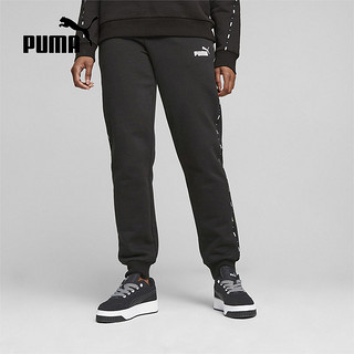 PUMA 彪马 女款裤子冬新款时尚百搭舒适休闲运动针织长裤679599-01