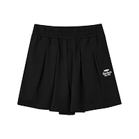 SKECHERS 斯凯奇 夏季女子休闲运动透气舒适针织短裤L224W016-0018