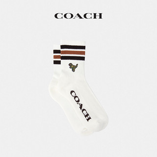 COACH 蔻驰 运动中筒袜