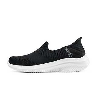 SKECHERS 斯凯奇 夏季女子一脚蹬健步鞋闪穿舒适休闲鞋149596/BLK