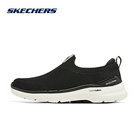 SKECHERS 斯凯奇 男鞋2022春新款GO WALK 6一脚蹬健步跑步鞋216267