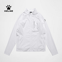 KELME 卡尔美 运动梭织外套女2024春夏新款开衫薄款立领夹克运动服