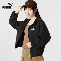 PUMA 彪马 女装秋季新款连帽运动服休闲防风外套梭织夹克678351-01