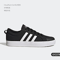 adidas 阿迪达斯 官方正品NEO男女运动休闲轻便帆布低帮板鞋HP3166