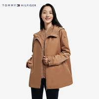 【三合一】Tommy女装休闲可脱卸内胆保暖连帽棉服夹克外套36506