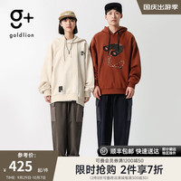 金利来(Goldlion)g+男士休闲裤春秋季美式潮流贴袋工装长裤宽松锥形裤城市轻户外 95藏蓝色 32【175/80A】
