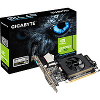 GIGABYTE 技嘉 GeForce GT710D3-2GL 954MHz/1800MHz 2GB/64bit GDDR3显卡