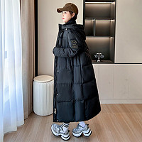 百亿补贴：依然纯 新款女黑金羽绒棉服2024冬季韩版宽松加厚保暖长款棉衣外套