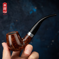 木辞 弯式烟斗石楠木带滤芯型9mm