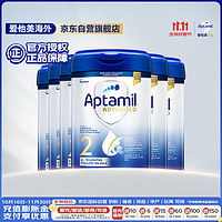 Aptamil 爱他美 先进英国版白金 较大婴儿配方奶粉2段（6-12个月）800g*6罐箱装