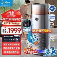 移动端、京东百亿补贴：Midea 美的 加湿器空气净化器除烟味吸猫毛宠物净化除过敏源新风空调伴侣