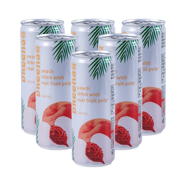 88VIP：DReena 特丽娜 马来西亚特丽娜水蜜桃果肉饮料240ml