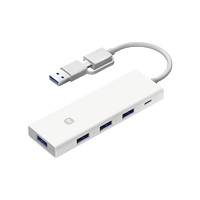 Xiaomi 小米 四合一双头分线器 转换器数据传输转接头 USB3.0高速传输 多接口秒传输 支持热插拔