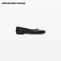 alexanderwang 亚历山大王女士方头芭蕾浅口平底鞋徽标装饰