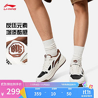 LI-NING 李宁 反伍新秀Rookie丨篮球鞋情侣款2024秋季新款篮球文化鞋ABCU009