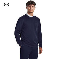 安德玛 UNDERARMOUR）Storm男子抓绒圆领高尔夫运动卫衣1373675 黑色001 L