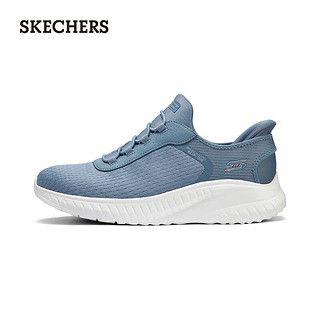 SKECHERS 斯凯奇 一脚蹬健步鞋浅口网面妈妈鞋休闲鞋