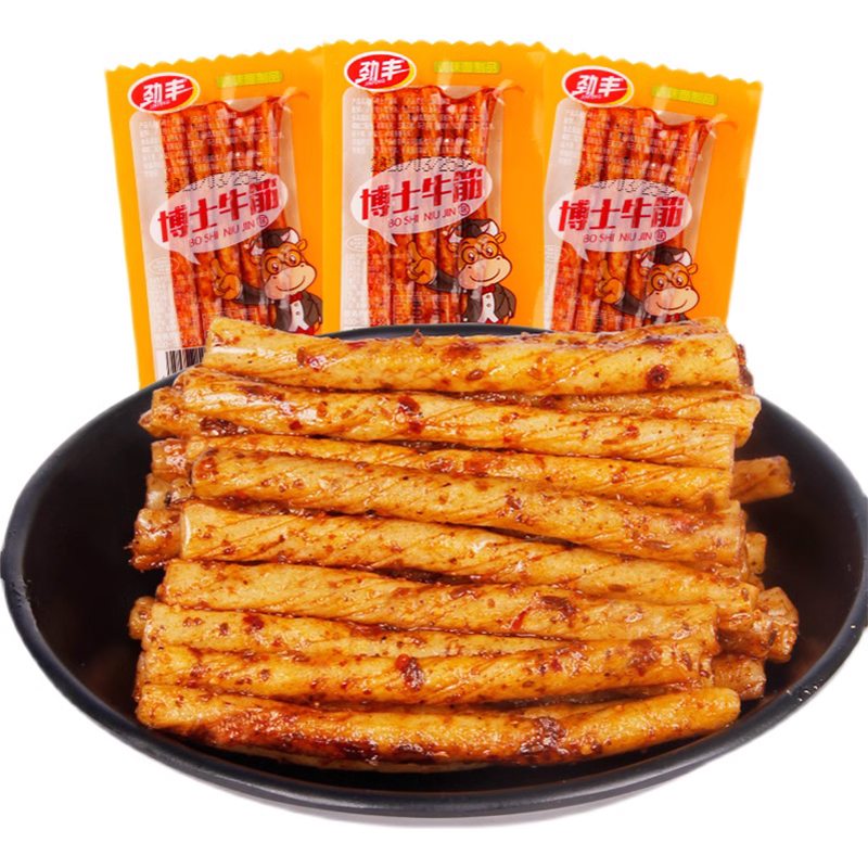 劲丰博士素牛筋面辣条20g*40包儿时怀旧豆筋休闲小零食小吃