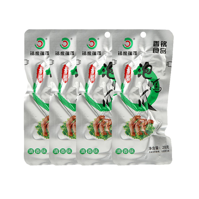 香铭 泡鸭爪铭家瑞香龙岩泡鸭爪福建特产下洋土楼清香鸭掌卤味零食