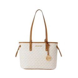 MICHAEL KORS 迈克·科尔斯 Jet Set Travel 老花抽绳人造革托特包