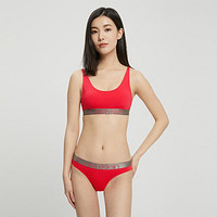 卡尔文·克莱恩 Calvin Klein CK内衣女士U型光泽围边无钢圈轻运动文胸QF6325AD