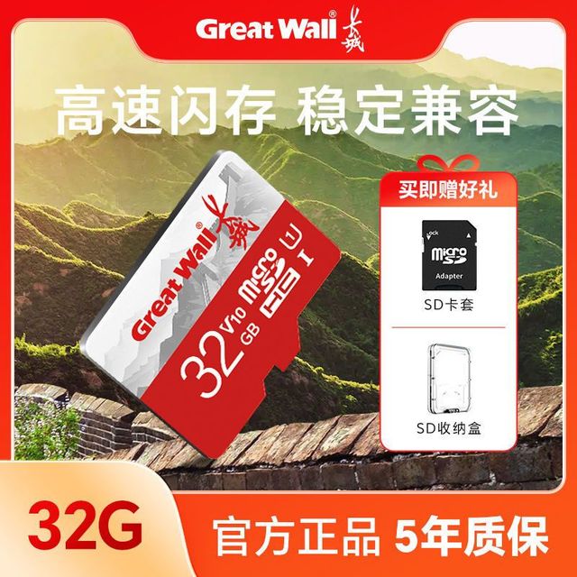 长城 官方内存卡32g行车记录仪专用存储卡摄像头监控手机高速tf卡