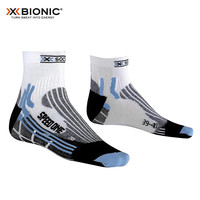 XBIONIC运动速跑女士竞技短袜 W161白色/浅蓝 24.5cm-25cm(39-40)