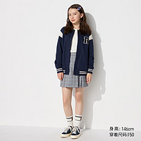 UNIQLO 优衣库 童装女童小个女生格子迷你裙裤学院风松紧腰472706 472151