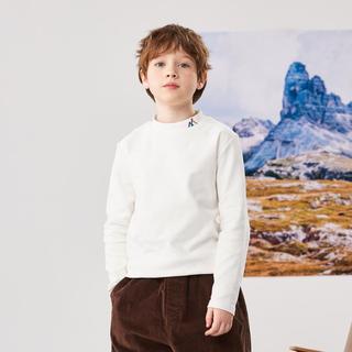 马骑顿 MQD【校服】加厚保暖绒感秋冬男女中大儿童弹力半高领打底衫上衣