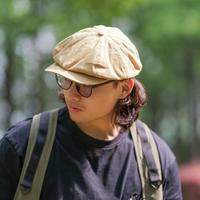 牧高笛 MOBI GARDENmobivilla日系复古帽子画家帽报童贝雷帽夏季帽