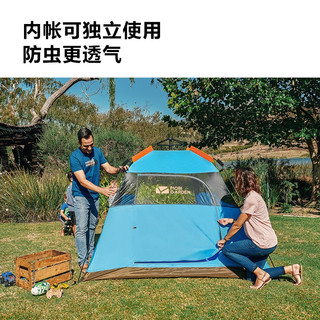 牧高笛 MOBI GARDEN帐篷户外露营公园野餐全自动速开3—4人加厚防雨零动家庭版