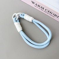 TAG 手机挂绳短款多巴胺撞色腕带手绳高级感户外挂件防丢失固定卡片网红女款手提个性便携包包水杯多功能简约短链