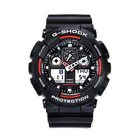 CASIO 卡西欧 G-SHOCK YOUTH系列 51.2毫米石英腕表 GA-100-1A4