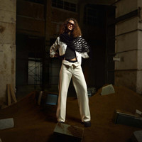 Levi's 李维斯 女士RIBCAGE时尚牛仔长裤 A6081-0002 白色 26 30