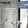 10日20点：OULIN 欧琳 OL-CH3306S 自清洁金属银三出水花洒