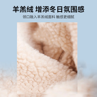 波司登（BOSIDENG）冬季羽绒服男时尚百搭工装夹克仿羊羔绒90绒保暖外套B20145219E 沙石黄7325 170/88A